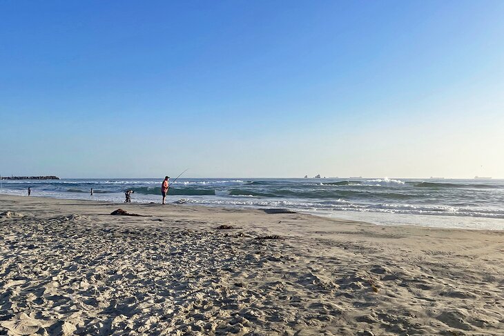 Fisherman on Rosarito Beach