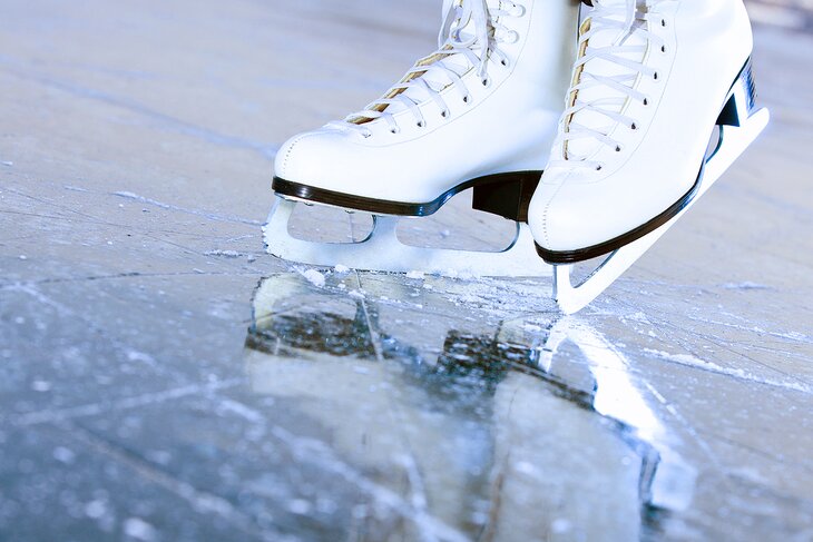 Ice skating