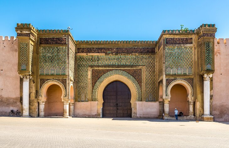 Bab al-Monsour gate in Meknes