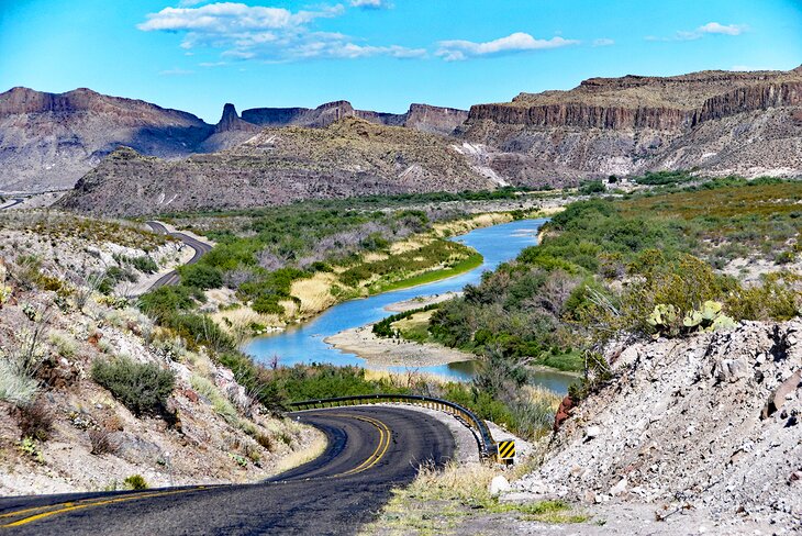 Scenic Texas Highway FM170