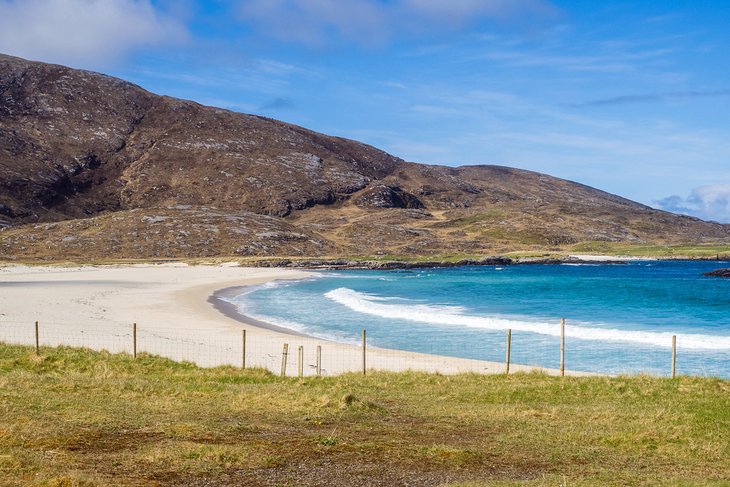 Beach along the Hebridean Way