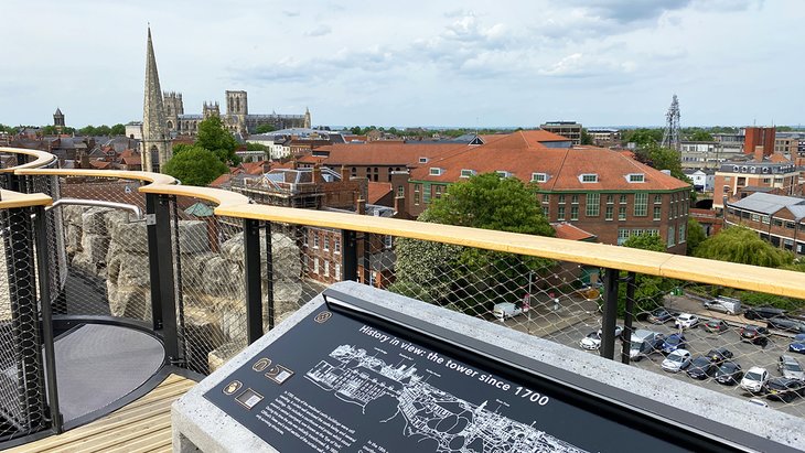 View of York from Clifford's Tower