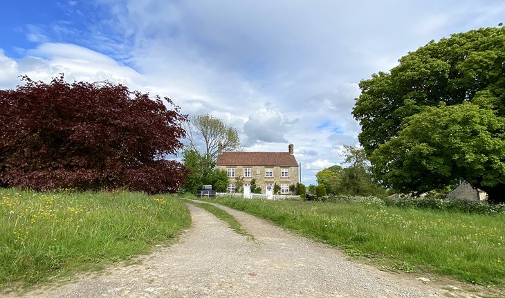 Old Byland along the Yorkshire Wolds Way