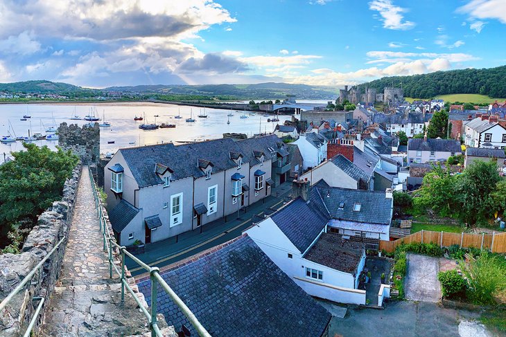 Conwy old town wall