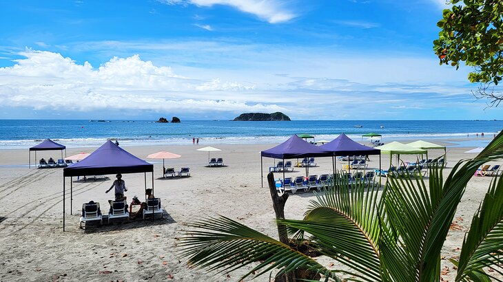 Playa Espadilla in the town of Manuel Antonio