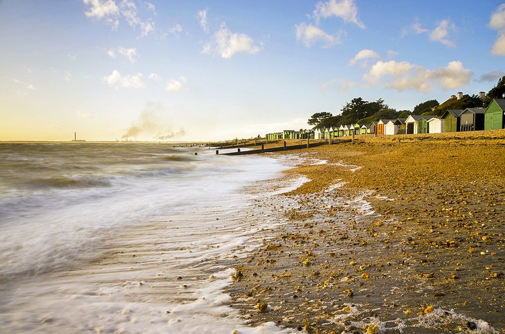 Hill Head Beach in Fareham