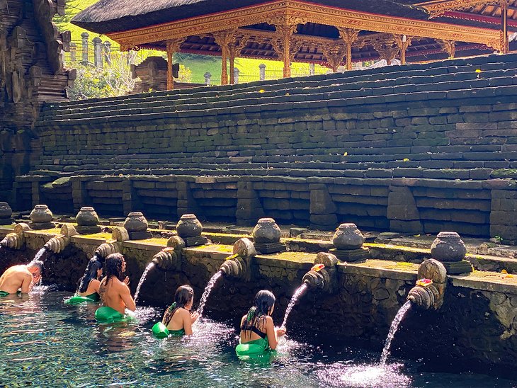 Purification ritual at Pura Tirta Empul