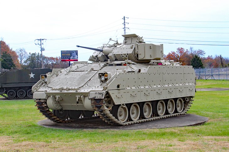 Bradley Fighting Vehicle at the General George Patton Museum of Leadership in Fort Knox