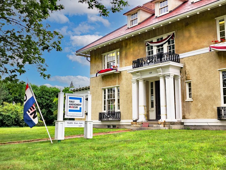 The First Amendment Museum at the Gannett House