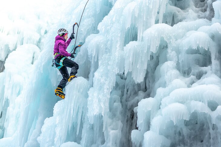 Ice climbing