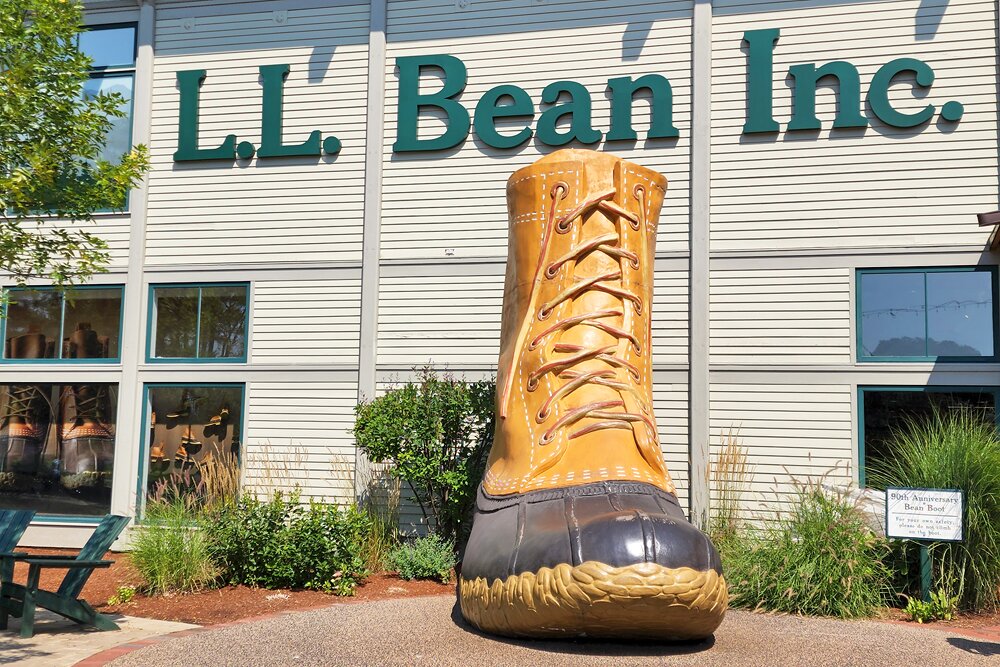 The Boot, LL Bean flagship store, Freeport | Photo Copyright: Lura R Seavey