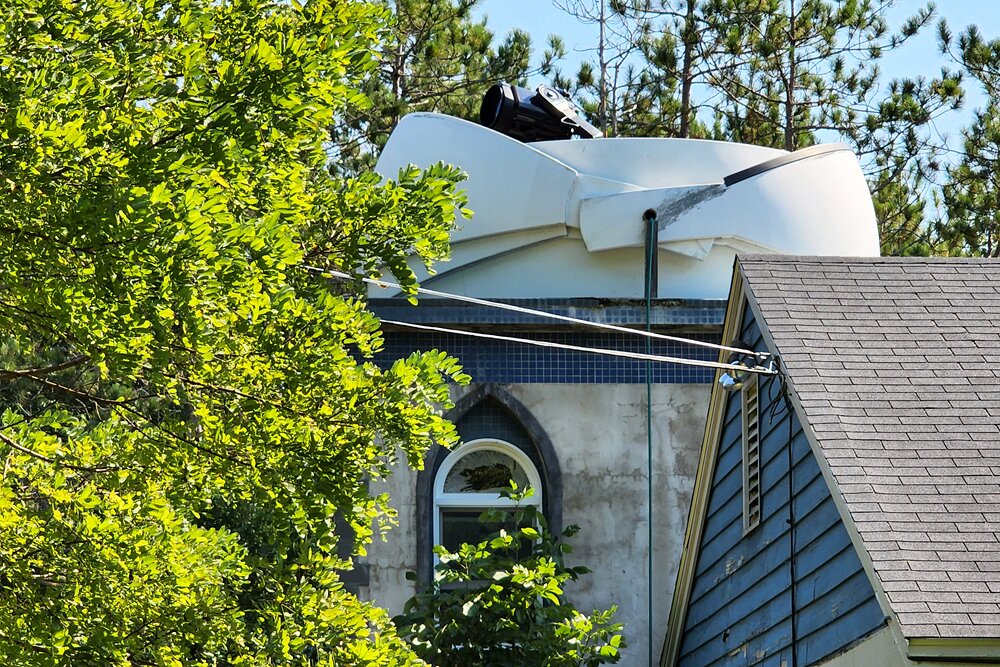 Blueberry Pond Observatory telescope | Photo Copyright: Lura R Seavey