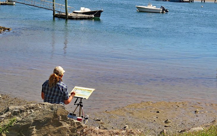 Plein Air artist painting