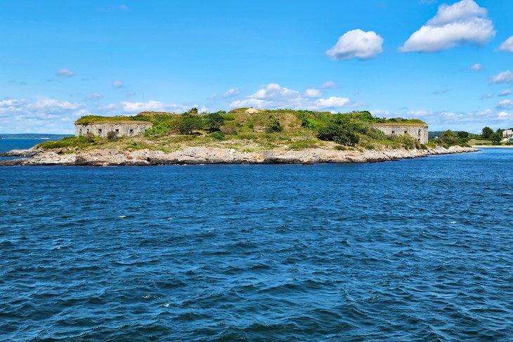 View of House Island from the water