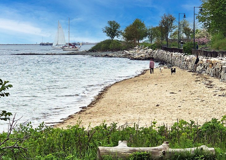 East End Beach on Portland's Eastern Promenade Trail