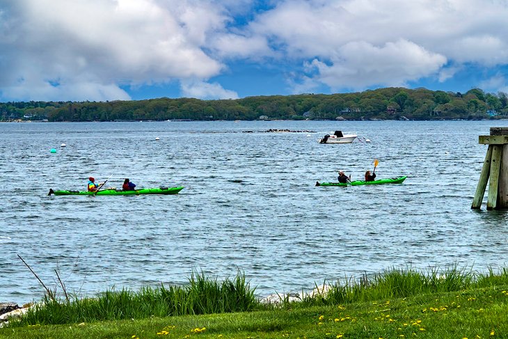 Kayaking in Casco Bay