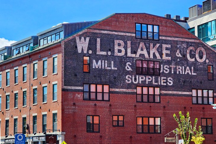 The W. L. Blake & Co. building in Portland's Old Port