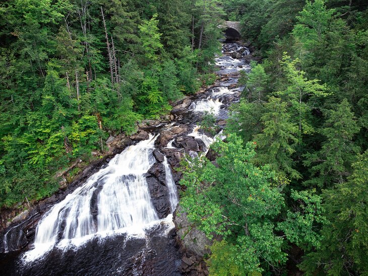 Aerial view of Profile Falls