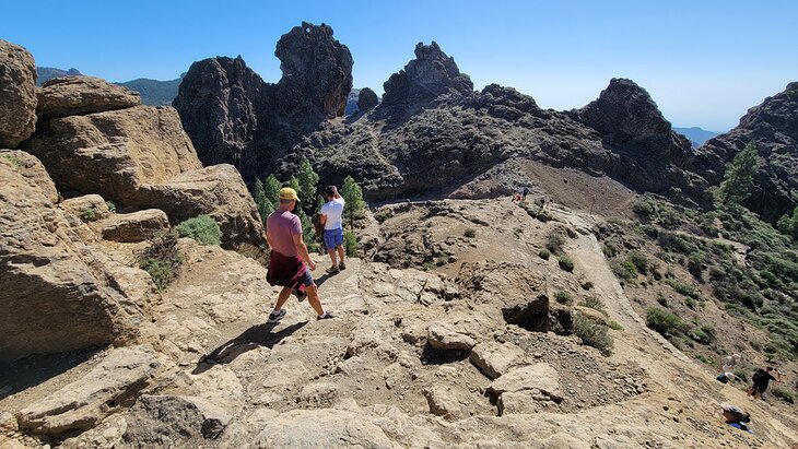 Author Mike Law on Roque Nublo hiking trail