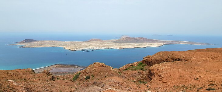 View of La Graciosa from Mirador del Rio