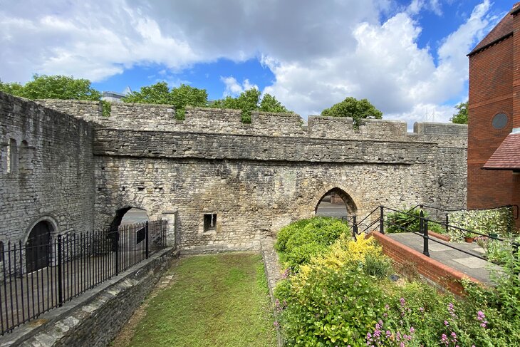 Medieval city walls