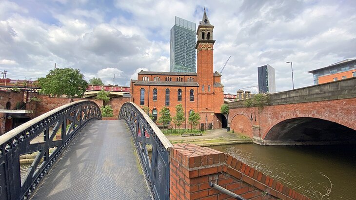 Canal in Castlefield, Manchester