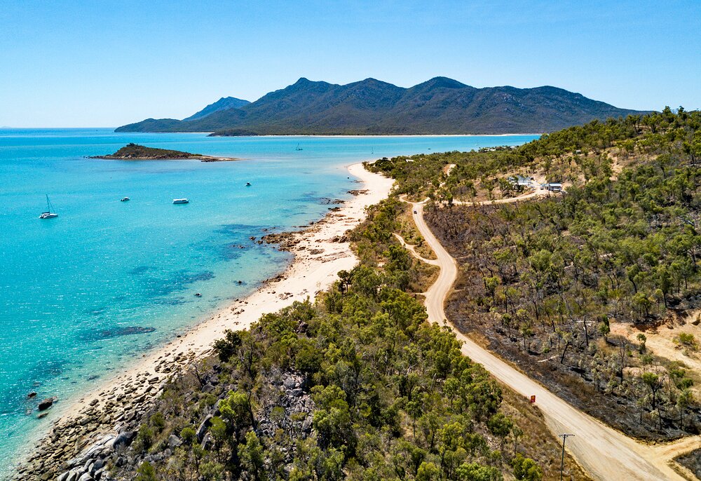 Aerial view of Hydeaway Bay