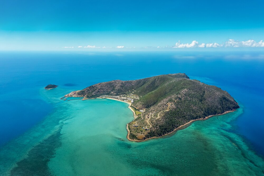Aerial view of Hayman Island