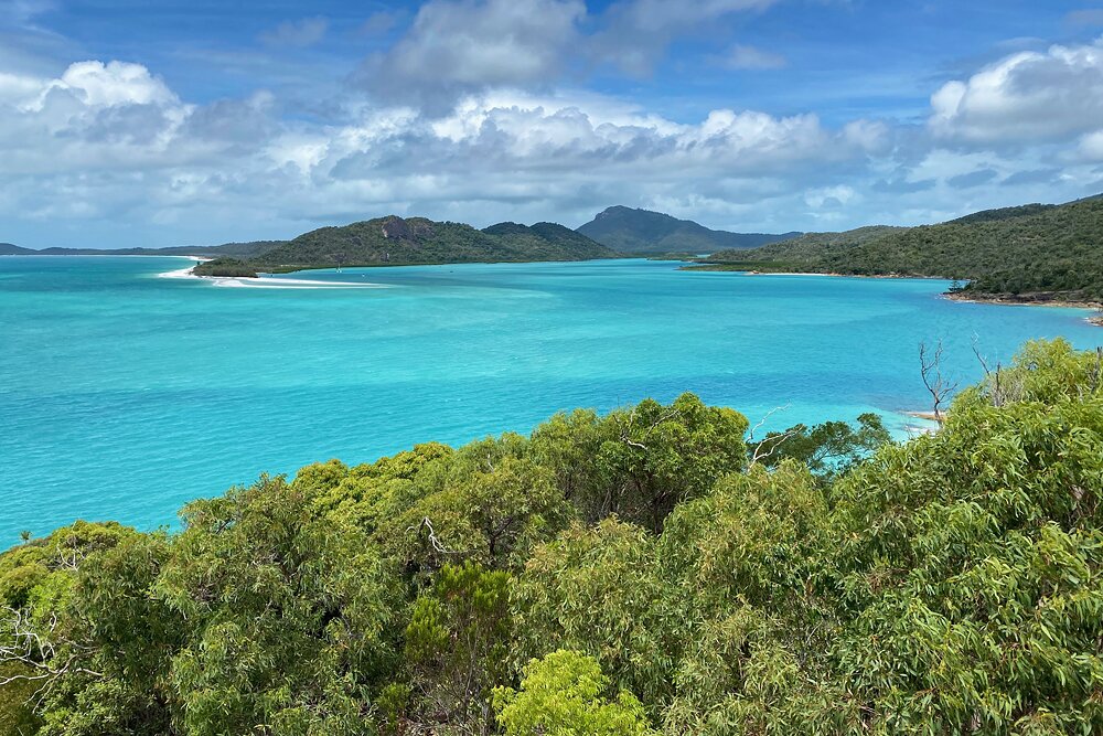 View over Hill Inlet from Whitsunday Island