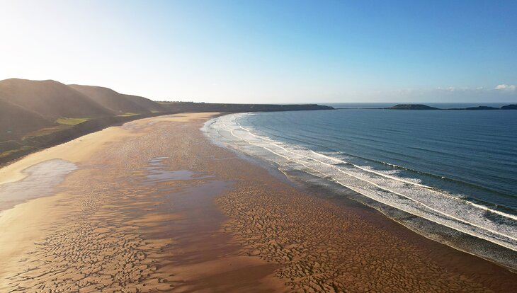 Aerial view of Rhossili Bay | Photo Copyright: Ian Henderson