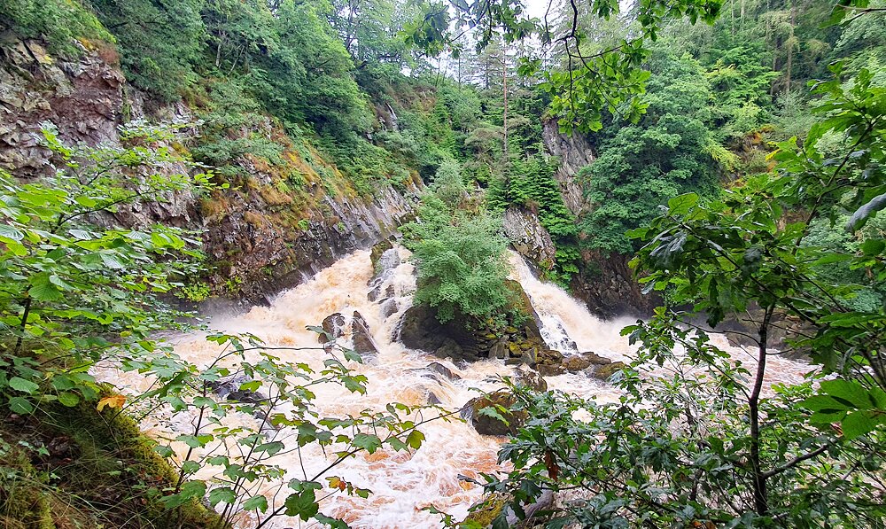 Conwy Falls in Betws-y-Coed