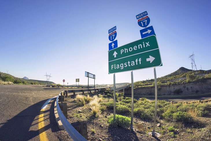 Phoenix to Flagstaff by car