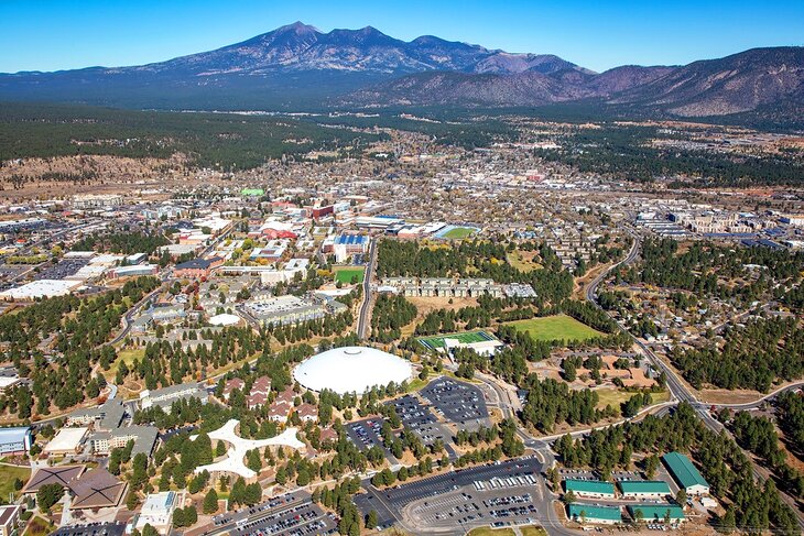 Aerial view of Flagstaff