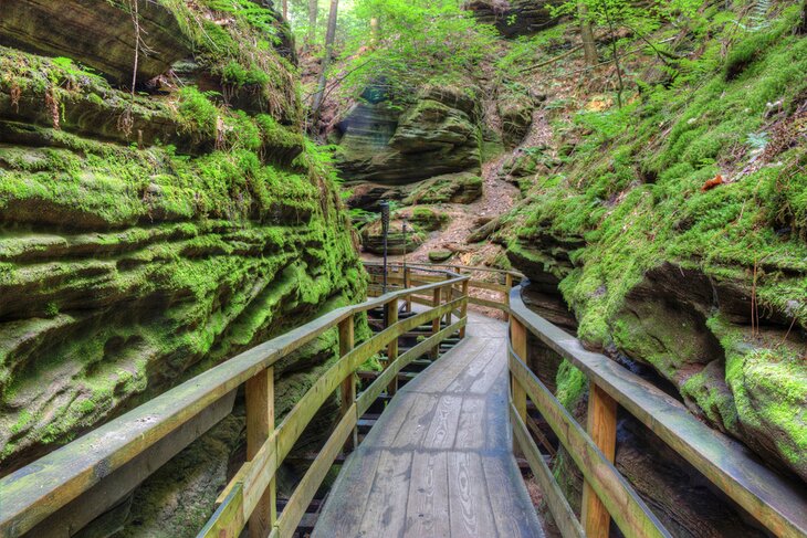 Witches Gulch in the Wisconsin Dells