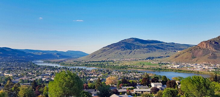 View over Kamloops, B.C.