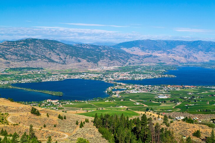 View of Osoyoos, British Columbia