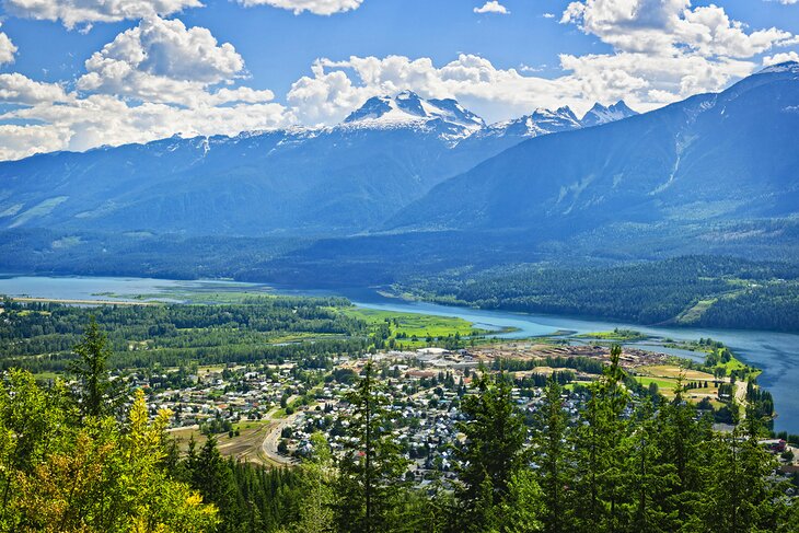 View over Revelstoke, B.C.