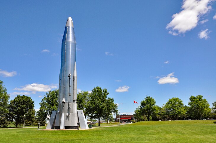 Rocket model at the Canada Science and Technology Museum in Ottawa