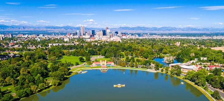 Aerial view of Denver, Colorado