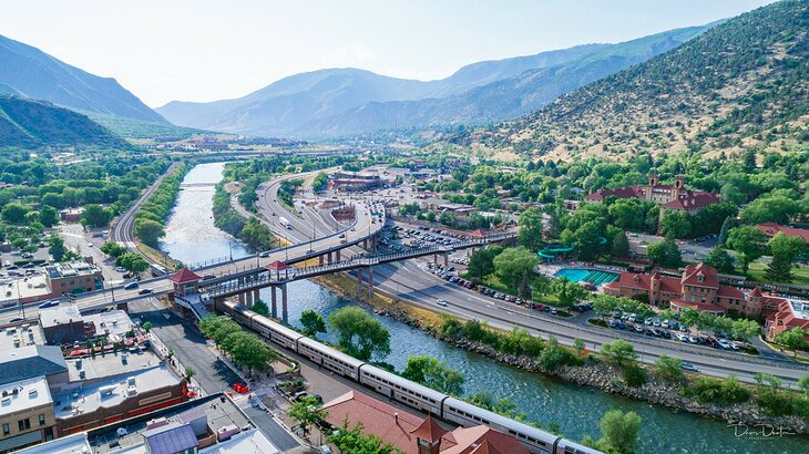 View over Glenwood Springs