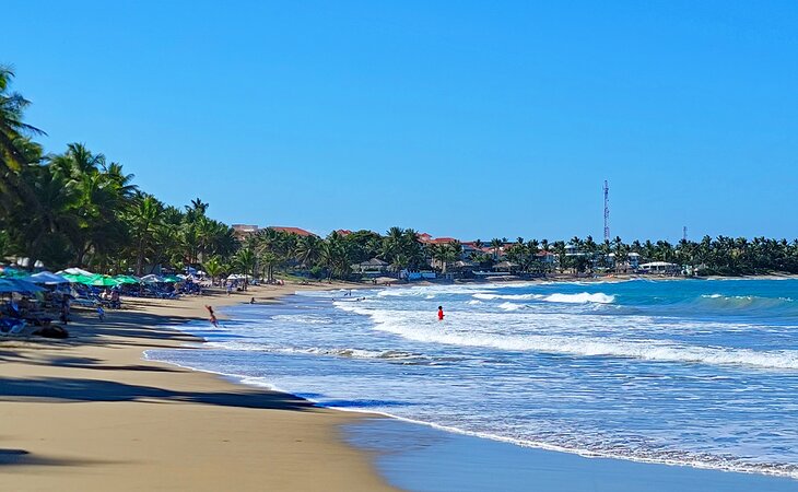 Cabarete's main beach