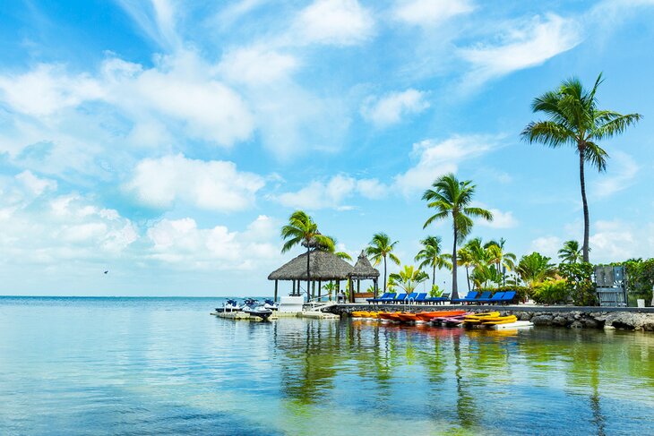 Tropical resort in Key Largo, FL