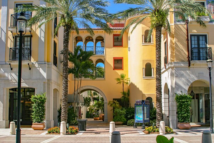 Colorful buildings in West Palm Beach