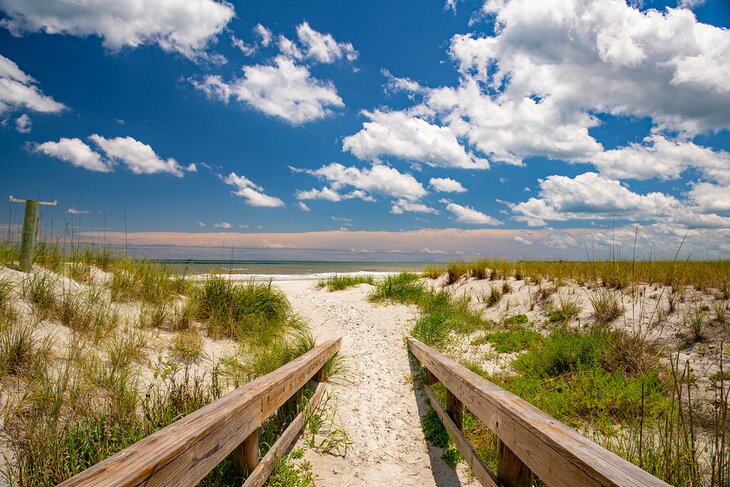 Path leading to Jacksonville Beach