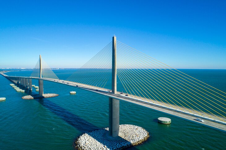 Sunshine Skyway Bridge over Tampa Bay
