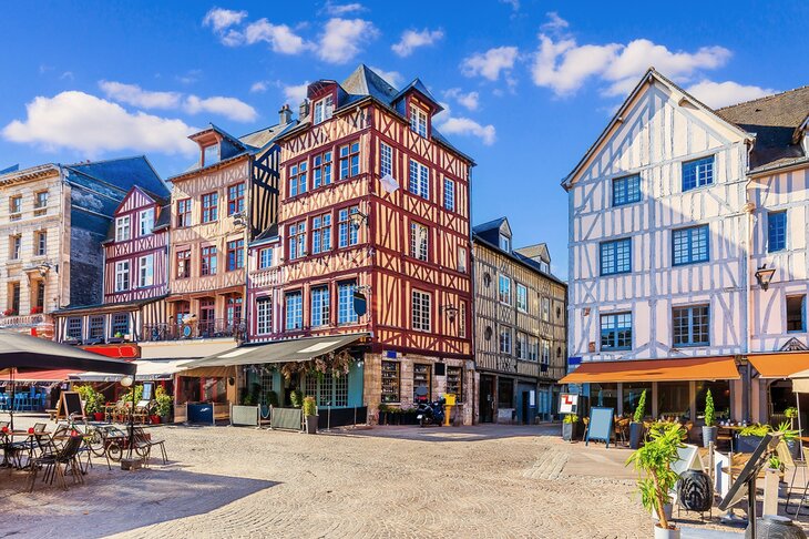 Old Market Square in Rouen