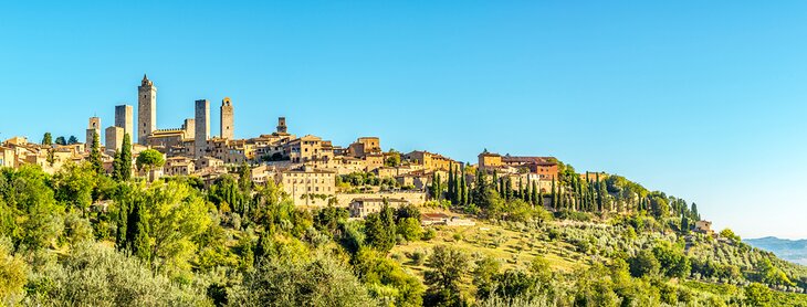 Panoramic view of San Gimignano