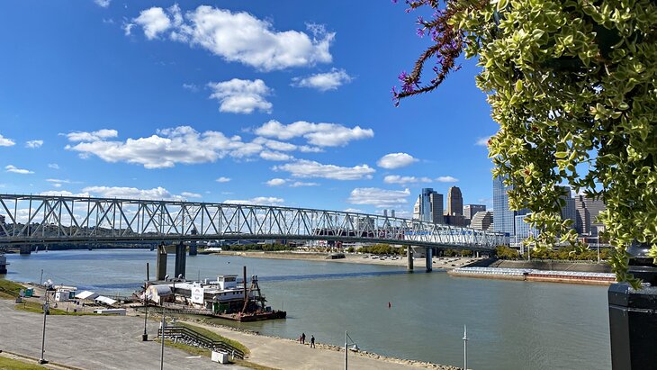 View of the Taylor Southgate Bridge from General James Taylor Park