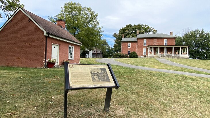 Pleasant View house at Battlefield Park