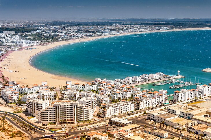 View over Agadir, Morocco